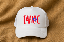 Load image into Gallery viewer, Big Blue Tahoe Trucker — White
