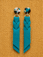 Load image into Gallery viewer, Forrest Green, Grass Green, Navy and Turquoise Twists
