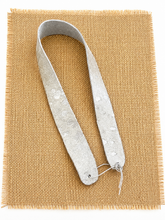 Load image into Gallery viewer, Silver Hair on Hide Hat Band
