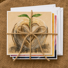 Load image into Gallery viewer, Heart Sphere Cards 5x5 (4 Packs)
