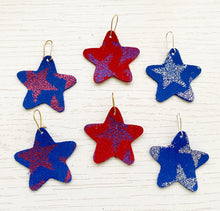 Load image into Gallery viewer, Small Star w/ Open Close Hook Clasp - Suede is Reversible
